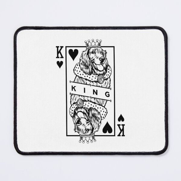 Item preview, Irish Setter King Of Hearts Funny Dog Lover Card Pop Art designed and sold by GrandeDuc.