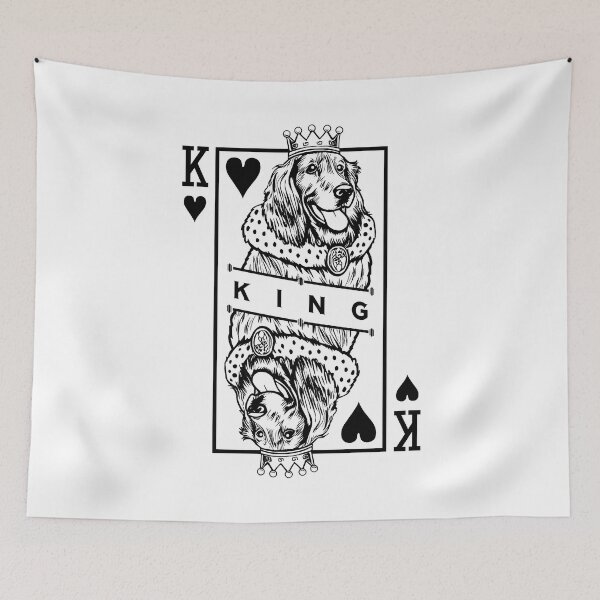 Item preview, Irish Setter King Of Hearts Funny Dog Lover Card Pop Art designed and sold by GrandeDuc.