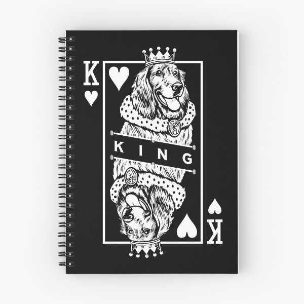 Artikelvorschau, Irish Setter King Of Hearts Lustige Hundeliebhaberkarte Pop Art entworfen und verkauft von GrandeDuc.