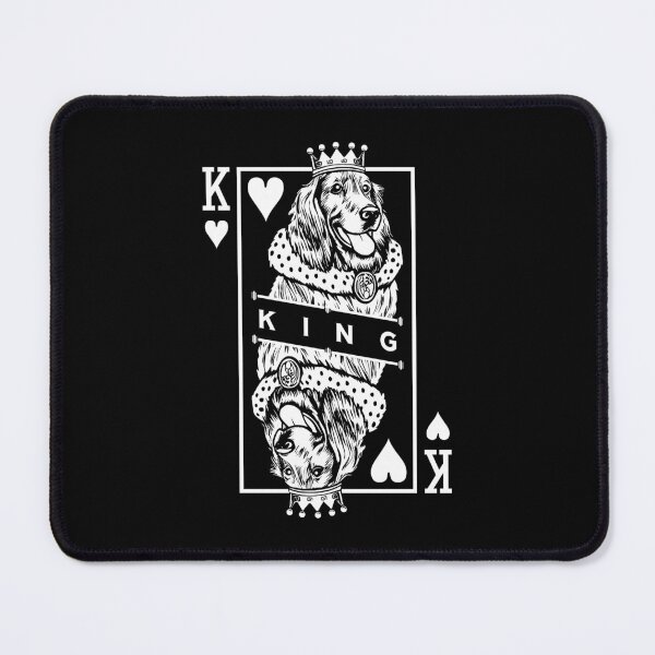 Item preview, Irish Setter King Of Hearts Funny Dog Lover Card Pop Art designed and sold by GrandeDuc.