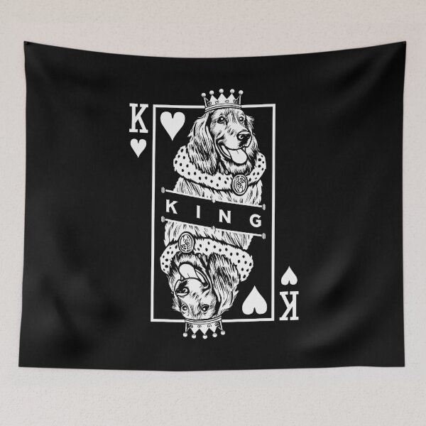 Item preview, Irish Setter King Of Hearts Funny Dog Lover Card Pop Art designed and sold by GrandeDuc.