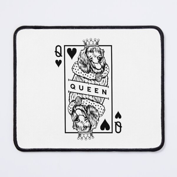 Item preview, Irish Setter Queen Of Hearts Funny Dog Lover Card Pop Art designed and sold by GrandeDuc.