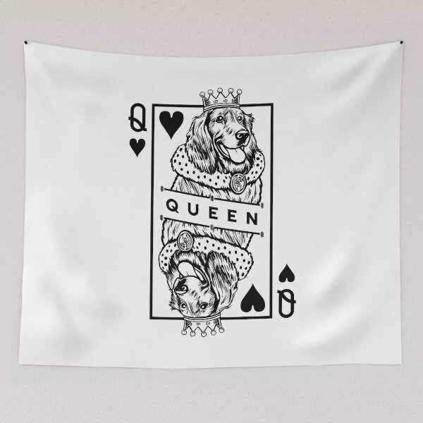 Item preview, Irish Setter Queen Of Hearts Funny Dog Lover Card Pop Art designed and sold by GrandeDuc.