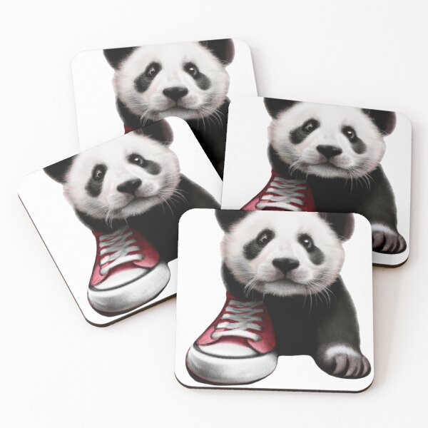Aperçu de l'œuvre ours panda avec des chaussures rouges 2 créée et vendue par Kilianhervas.
