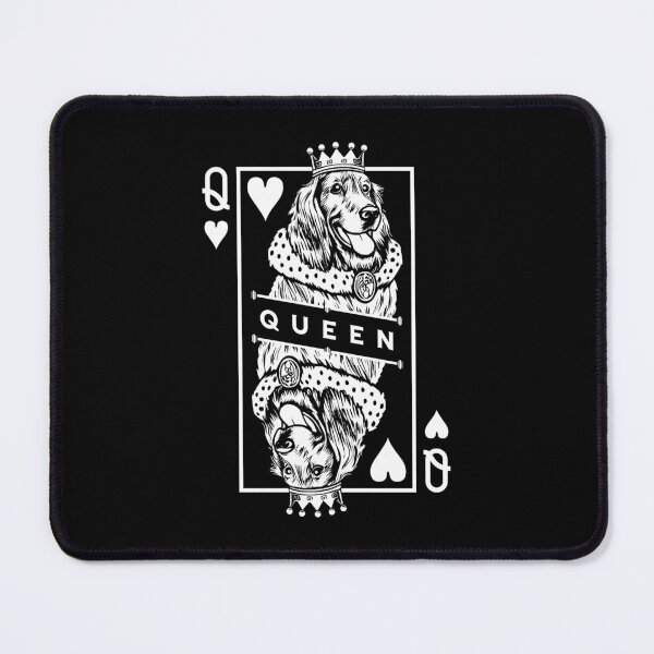 Item preview, Irish Setter Queen Of Hearts Funny Dog Lover Card Pop Art designed and sold by GrandeDuc.