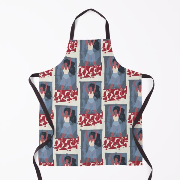 Item preview, Blue boho style ballet dancer pattern designed and sold by reka88.