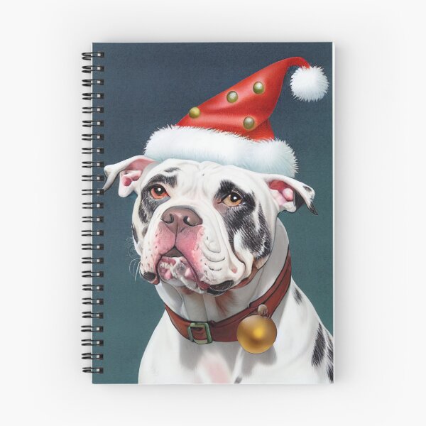 Aperçu de l'œuvre Bouledogue américain de Noël - Parfait pour les amoureux des animaux créée et vendue par ChristmaSpecial.