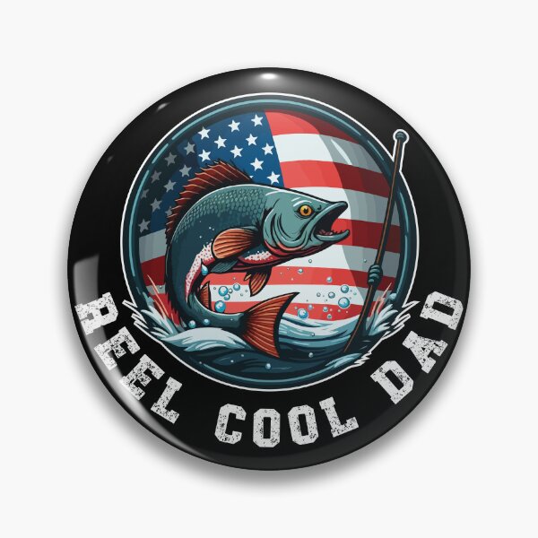 Item preview, Vintage Usa Flag Fathers Day Fishing Reel Cool designed and sold by vectrus.