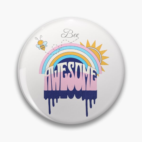 Item preview, Be Awesome Rainbow Inspirational Quote  designed and sold by Cute & Sassy Custom Gifting Boutiques.