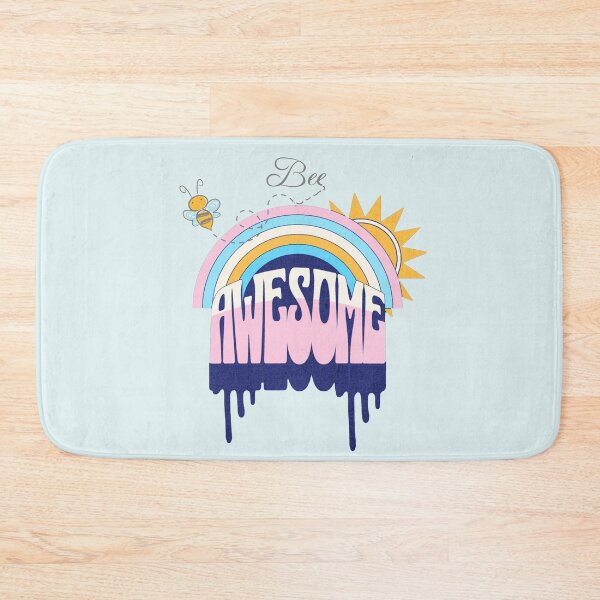 Item preview, Be Awesome Rainbow Inspirational Quote  designed and sold by Cute & Sassy Custom Gifting Boutiques.