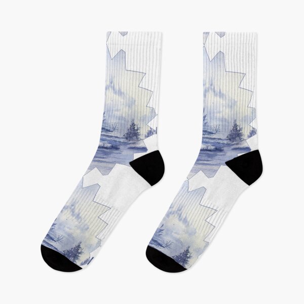 Item preview, Watercolour Winter Scene Design designed and sold by CreativNode.