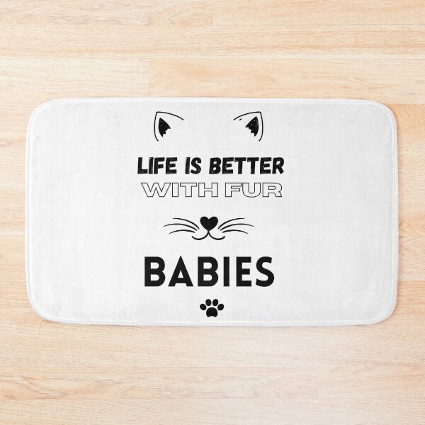 Item preview, Life is Better with Fur Babies Funny Cat lovers designed and sold by Hohohaxi.