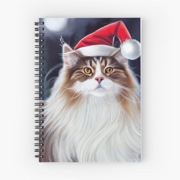 Item preview, Gato del bosque noruego navideño: perfecto para los amantes de los animales designed and sold by ChristmaSpecial.