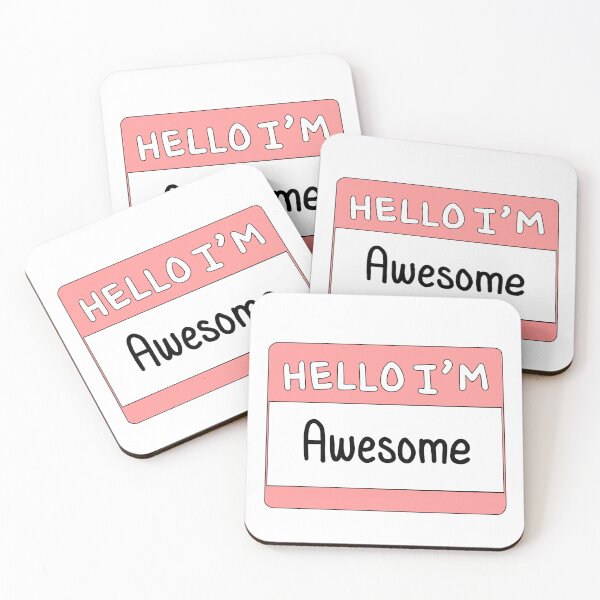 Item preview, Hello I'm Awesome designed and sold by thecoookiegal.
