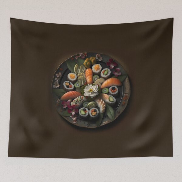 Item preview, Sushi Platter Still Life designed and sold by kansaikate.