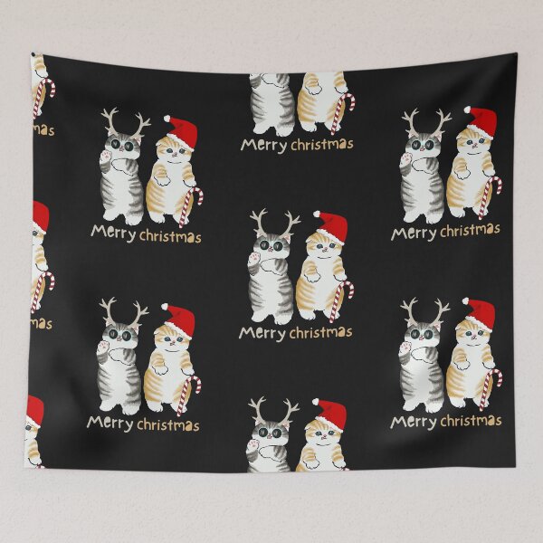 Item preview, Merry Christmas Cats designed and sold by Simo0455.