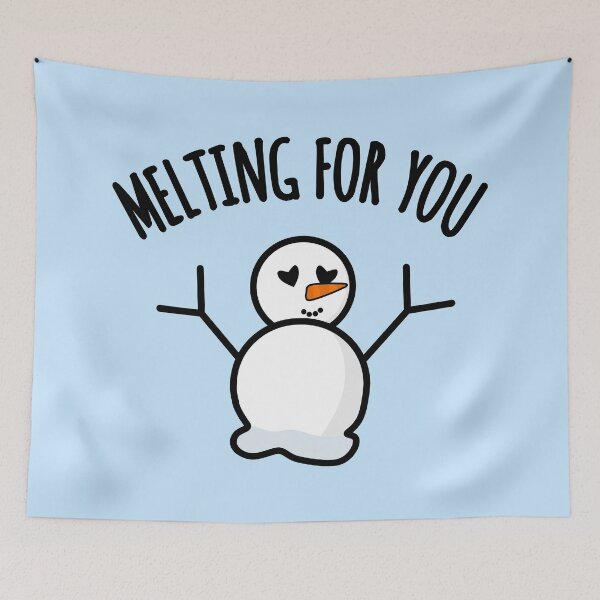 Item preview, Melting For You : Snowman Pun designed and sold by EnzoVectorism.
