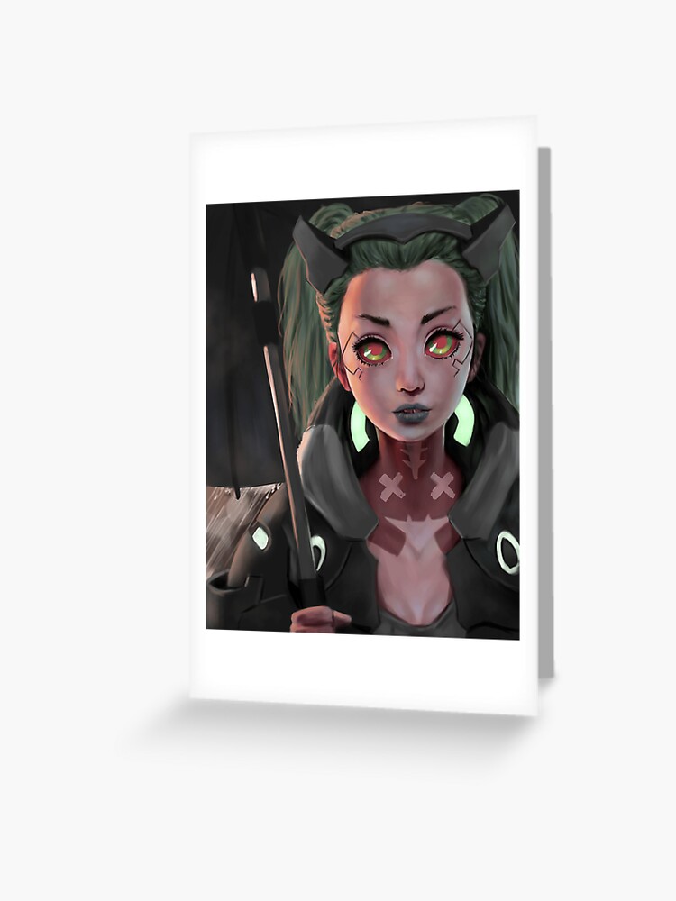 Cyberpunk Edgerunners - Rebecca  Greeting Card for Sale by The