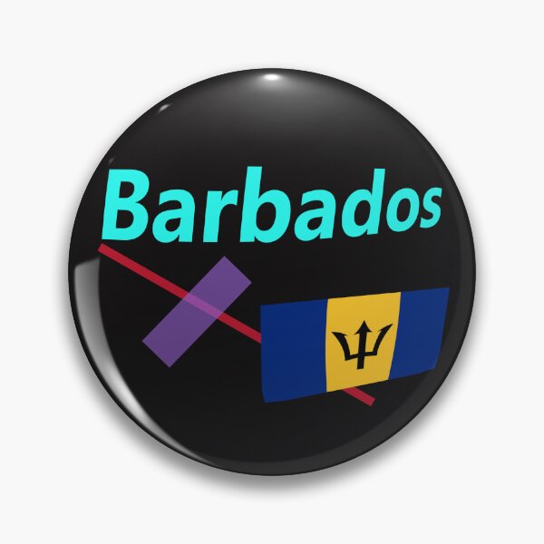 Item preview, Barbados abstract design  designed and sold by lobodelnoir.