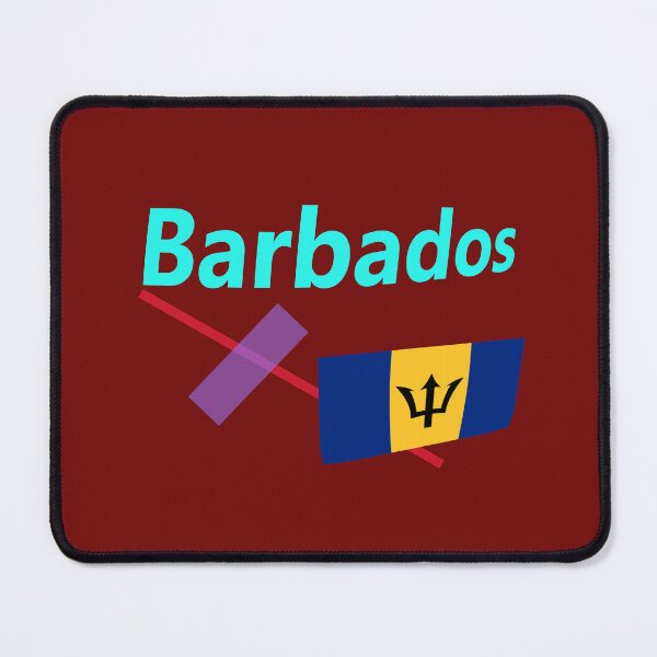 Item preview, Barbados abstract design designed and sold by lobodelnoir.