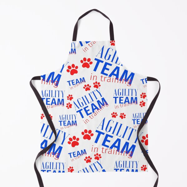 Item preview, Agility team in training in blue and red designed and sold by PausePapote.