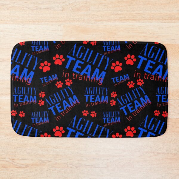 Item preview, Agility team in training in blue and red designed and sold by PausePapote.