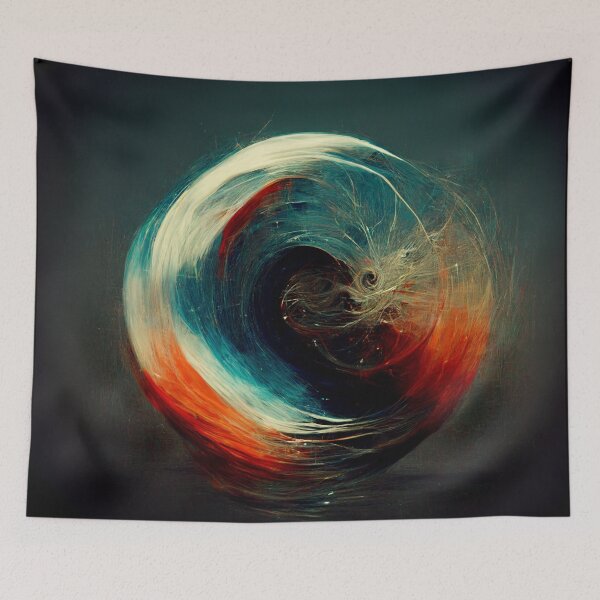 Item preview, A Stunning Ultra-Realistic Swirling Abstract Vision of Colorful Artwork.  designed and sold by Right Passage.