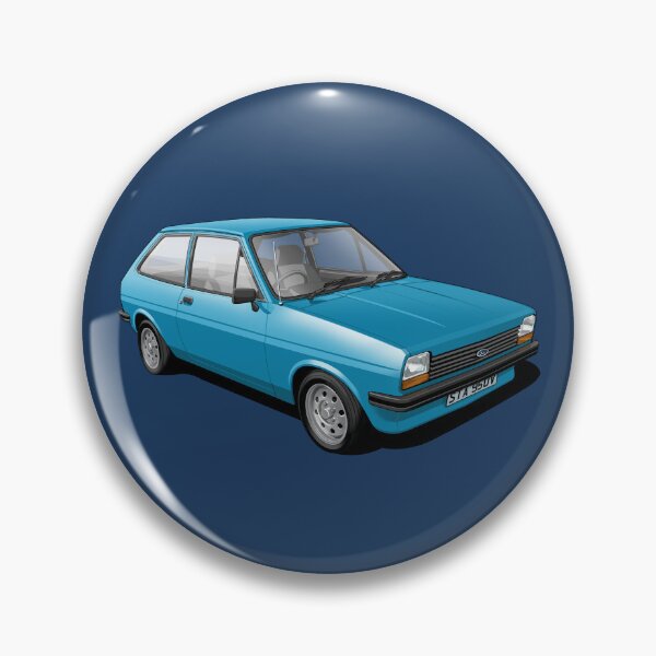 Artikelvorschau, Ford Fiesta Mk 1 in Korsikablau entworfen und verkauft von candc-retro.