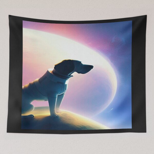 Item preview, Dog In Space,Deep Style Abstract of Abstraction Art Dog,Space Classic designed and sold by ValleyDream.