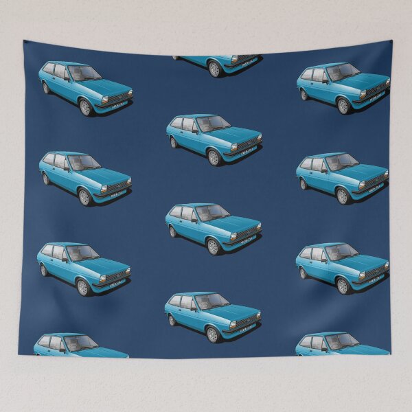 Item preview, Ford Fiesta Mk 1 in corsican blue designed and sold by candc-retro.