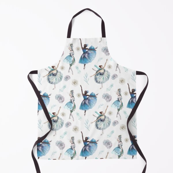 Item preview, Vintage blue ballerina pattern designed and sold by reka88.