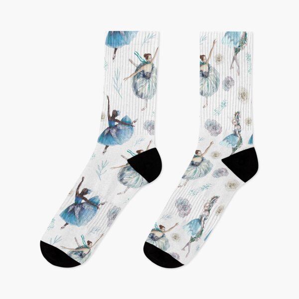Item preview, Vintage blue ballerina pattern designed and sold by reka88.