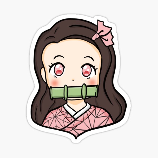 Nezuko Demon Slayer Sticker For Sale By Hedleyoudecfr Redbubble 0873