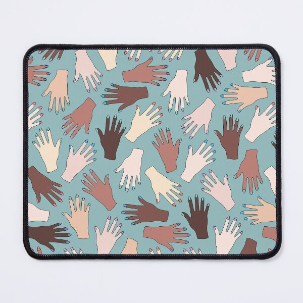 Item preview, Nail Expert Studio - Colorful Manicured Hands Pattern designed and sold by XOOXOO.