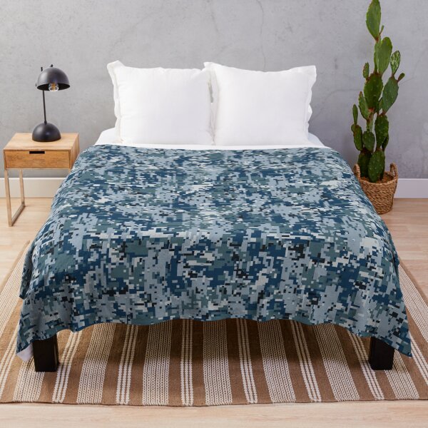 Item preview, Navy Marine Digital Camouflage Pattern Decor designed and sold by Garaga.