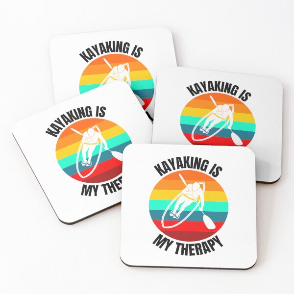 Item preview, Kayaking Is My Therapy Sit On Kayak Sit In Paddling Outdoors designed and sold by DadJokeDescript.