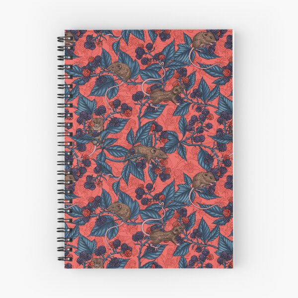 Item preview, Mice and blackberries on red designed and sold by Katerina Mitkova Kirilova.