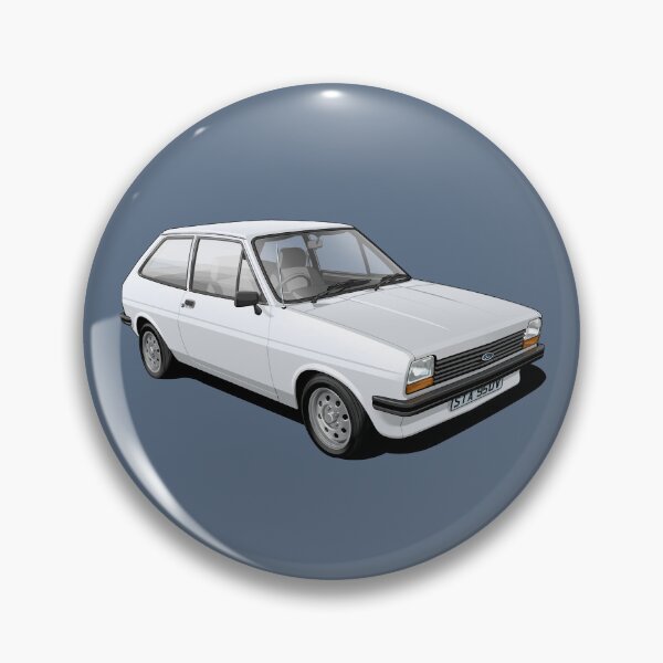 Artikelvorschau, Ford Fiesta Mk 1 in Diamantweiß entworfen und verkauft von candc-retro.