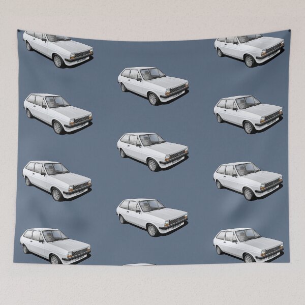 Item preview, Ford Fiesta Mk 1 in diamond white designed and sold by candc-retro.