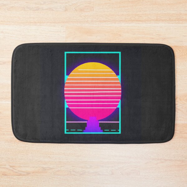 Item preview, Outrun retro sunset in a frame designed and sold by SJG-digital.