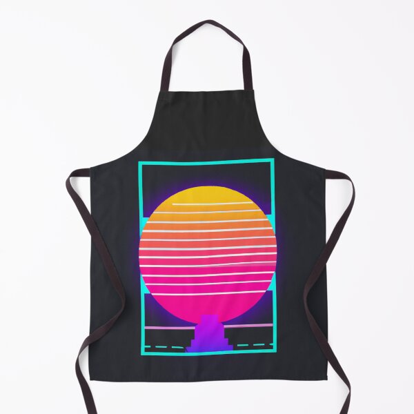 Item preview, Outrun retro sunset in a frame designed and sold by SJG-digital.