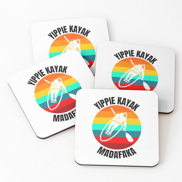 Item preview, Yippie Kayak Madafaka Rowing Kayak Paddle Retro designed and sold by DadJokeDescript.