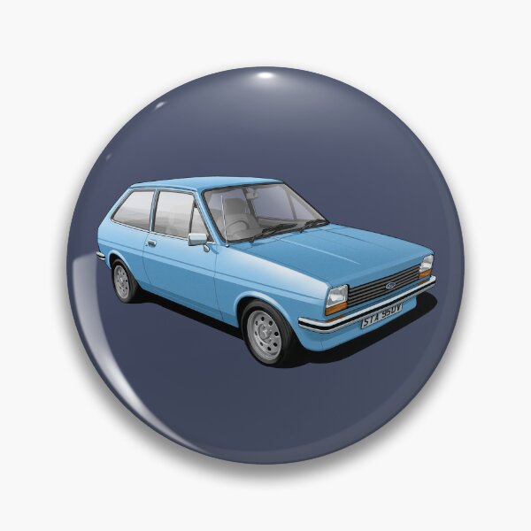 Artikelvorschau, Ford Fiesta Mk 1 in Kosmosblau entworfen und verkauft von candc-retro.