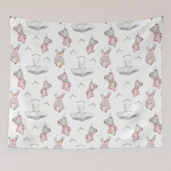Item preview, Vintage Ballet dancer pattern designed and sold by reka88.