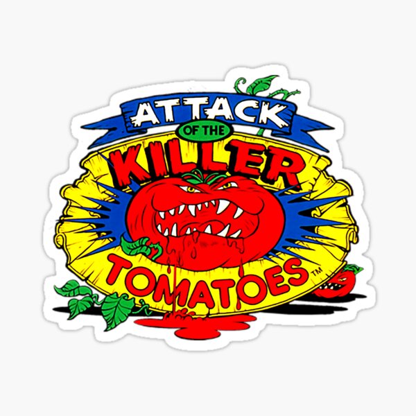 Killer Tomatoes Stickers for Sale | Redbubble Killer Tomatoes Stickers for Sale | Redbubble