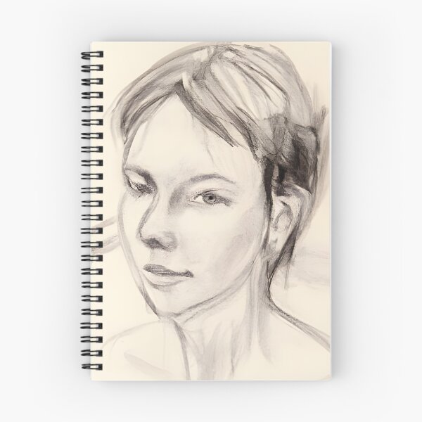 Item preview, Young woman, portrait, pencil sketch. designed and sold by REALDesign-Shop.