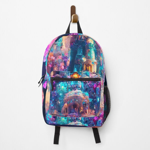 Item preview, Crystal Cinderella Castle Rainbow Lights Amethyst Quatz designed and sold by TJino.