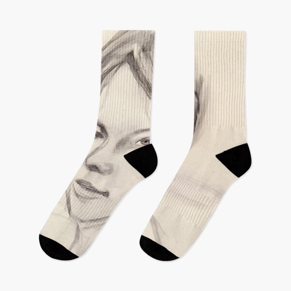 Item preview, Young woman, portrait, pencil sketch. designed and sold by REALDesign-Shop.