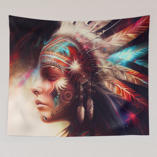 Item preview, Shaman portrait designed and sold by CEVmemories.