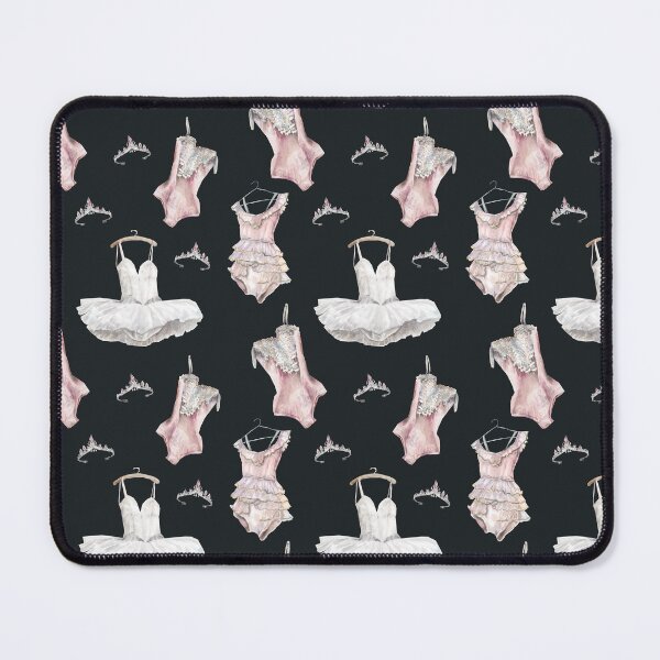 Item preview, Black Vintage Ballet dancer pattern designed and sold by reka88.